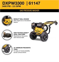 3300 PSI 2.4 GPM Gas Cold Water Pressure Washer
