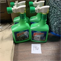 4 bottles of Windex Outdoor Glass Cleaner