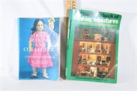 2 BOOKS - DOLLS AND MAKING MINIATURES