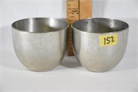 PEWTER CUPS STEIFF