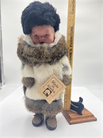 Vintage Memeluck Fur doll Alaska