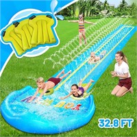 Evoio Triple Water Slip and Lawn Water Slide