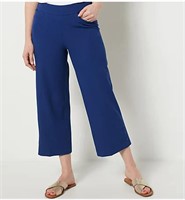 24/7 Stretch Crop Wide Leg with Buttons