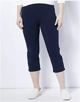 Susan Graver Premium Stretch Slim-Leg Capri Pants