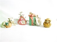 Holiday Ceramic Cat Collection