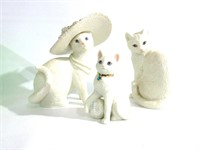 Lenox Cat Statues 6.5"