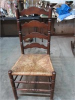 Ladderback Chair W/Rush Seat