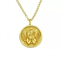 24k Gold Plated Angel Cupid Necklace