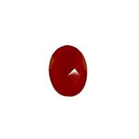Natural Oval Mixed Cut 3.98ct Red Onyx