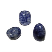 Genuine Sodalite Tumble Stones (lot Of 3)