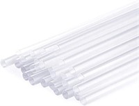 Comfy package 100 clear jumbo smothie straws
