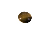 Genuine 12x10mm Semi-precious Brown Tiger Eye Oval