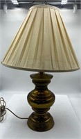 Vintage heavy brass lamp