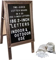 Large Wooden A-Frame Sign 36x20