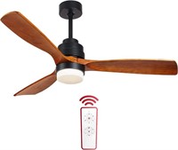 ALUOCYI Outdoor Wood Ceiling Fan