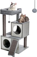 *PAWZ Road Cat Tree 35 Inches Wooden Cat Tower
