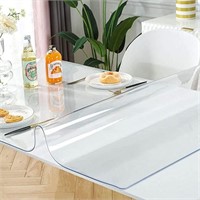 OstepDecor Clear Table Protector, 78 x 40 Inch