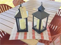 2PC OUTDOOR CANDLEHOLDERS