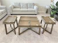 3PC COFFEE & END TABLES