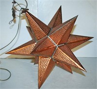 Lg. Copper Lighted Moravian Star - Approx. 22"H