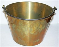 #5 Brass Handled Bucket 12"D