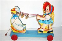 Good Wooden Pull Toy by Gong Bell Mfg Co. Baby