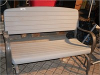 Lifetime Outdoor Glider Bench - approx 49" long