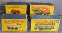 Group of four Vintage Matchbox vehicles