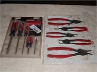 Snap-Ring Pliers & Craftsman Screwdrivers (NIB)
