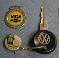 Group of vintage automotive collectibles