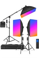 NEW-$300 Neewer RGB LED Softbox Lighting Kit