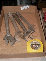 Crestoloy / Crescent Wrenches (10" & 12") &
