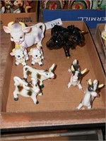 Vintage Cow S & P Shakers & Creamer