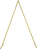 LANGXUN 8.5ft Gold Triangular Metal Backdrop Stand