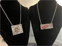 Two stamped 925 Sterling Necklaces