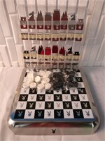 Playboy Chess & Checkers Set - Complete