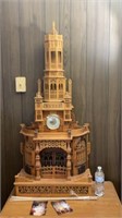 Dome Clock Scroll Saw Clock, 49 inches tall