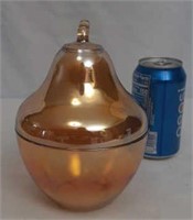 Pear shape Carnival Glass