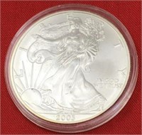 2003 . UNC American Eagle Silver 1oz Dollar