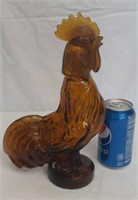 Jeffery Snider Amber rooster decanter