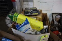 Assorted parts, filters, brake pads, etc