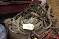 Lot of arborist rope