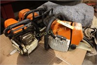 Lot of 3 Stihl chain saws, motor only, condition