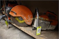 Stihl gas powered concrete saw