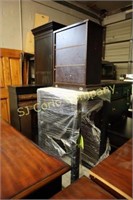 Lot of 4 assorted cabinets and shelving units