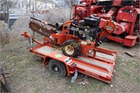 2012 Ditch Witch Model RT16 with trailer