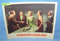 Lucy & Desi Arnaz movie poster Forever Darling 195