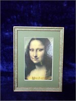 Framed "Mona Lisa" Print On Board