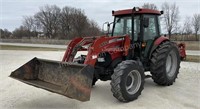 1 Owner Case IH JX95 Tractor & LX132 Loader