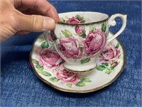 England Lady Margaret Queen Anne cup & saucer